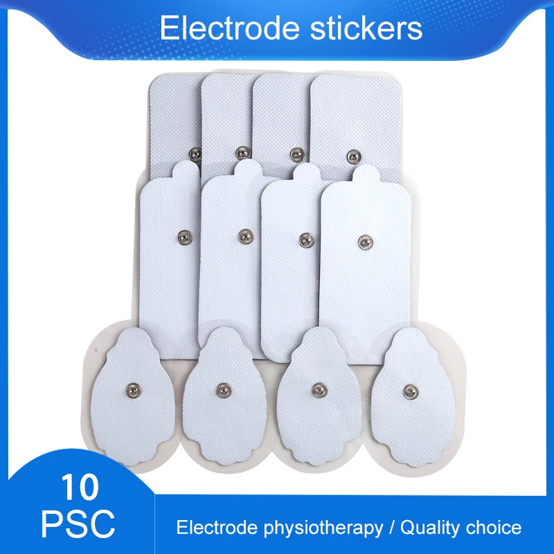 

10pcs Self Adhesive Replacement Tens Electrodes Pads for TENS Unit Acupuncture Therapy Machine Body Massager Patch