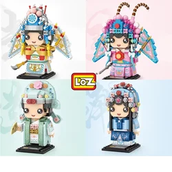 LOZ MINI Block Teens Building Toys DIY Bricks Puzzle Chinese Opera Elder Home Decor Women Gift Girls Display 1541 1542 1543 1544