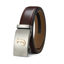 New Men's High-quality Leather Metal Buckle Men's Belt Casual Business Style Men's Belt Jeans Shirt Perfect Companion Accessory