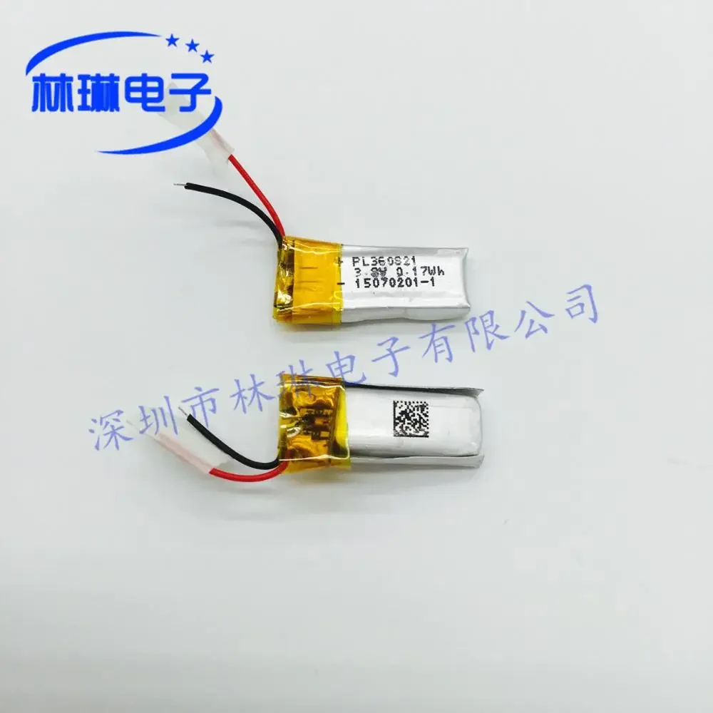 Hot 360821P with protective board 3.8V 50MAH lithium polymer battery luminous shoes flash shoes battery Rechargeable Li-ion Cell