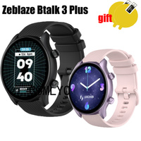 For Zeblaze Btalk 3 Plus Strap Soft Silicone Belt Smart Watch Watchband  women men Screen Protector Film Accessories