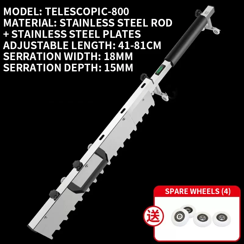 

Wall Tiling Grooving and Leveling Tool, Mason's Trowel, Floor Tile Leveling Tool, Complete Set of Sand-Mortar Tools