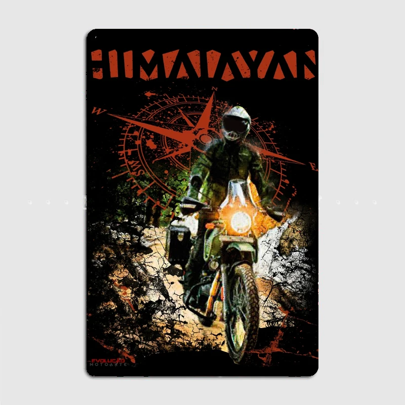 Himalayan Big Trail Royal Metal Tin Sign Truck Indoor and Outdoor Home Bar Coffee Kitchen Wall Decoration