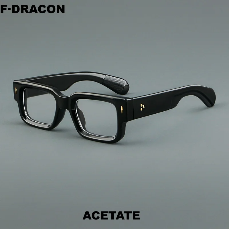 

New Square Men's and Women's Glasses Frame Retro Board Glasses Frame High Quality Optical Prescription Frame 2346