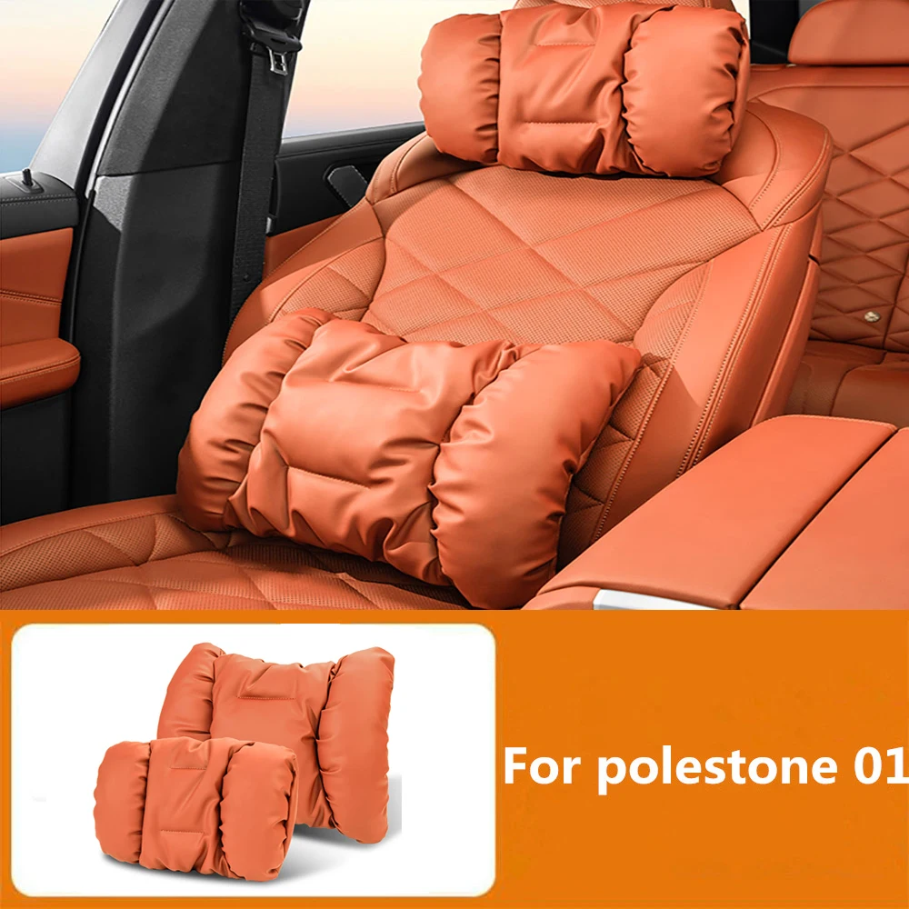 

Car Headrest Lumbar Support Accessories For BAIC JISHI Polestone 01 Rox 01 2024 + Neck Protection Pillow Cushion Lumbar Pillow