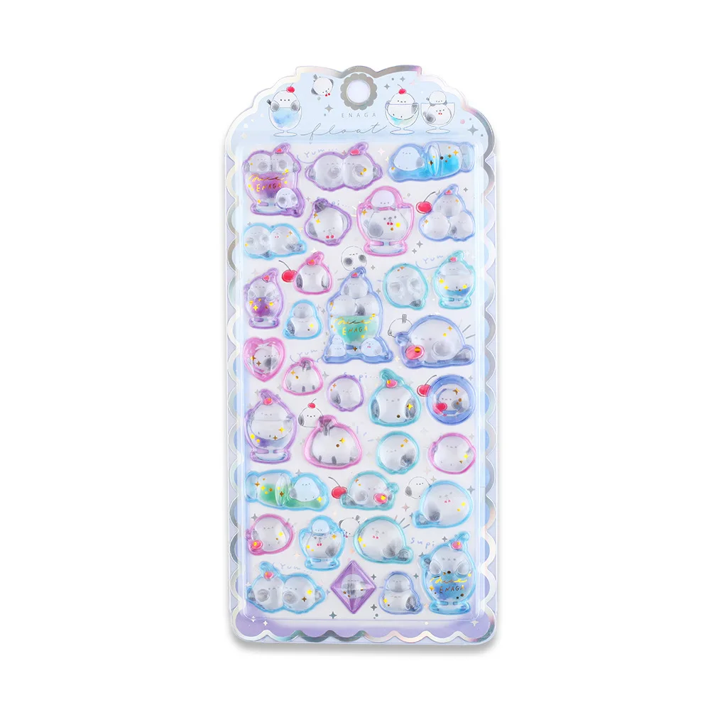 Adesivi con gemme di cristallo 3D e diamanti - Decalcomanie in rilievo con simpatico cartone animato, ideali per regali di decorazione fai da te per ricompensa e telefono per bambini