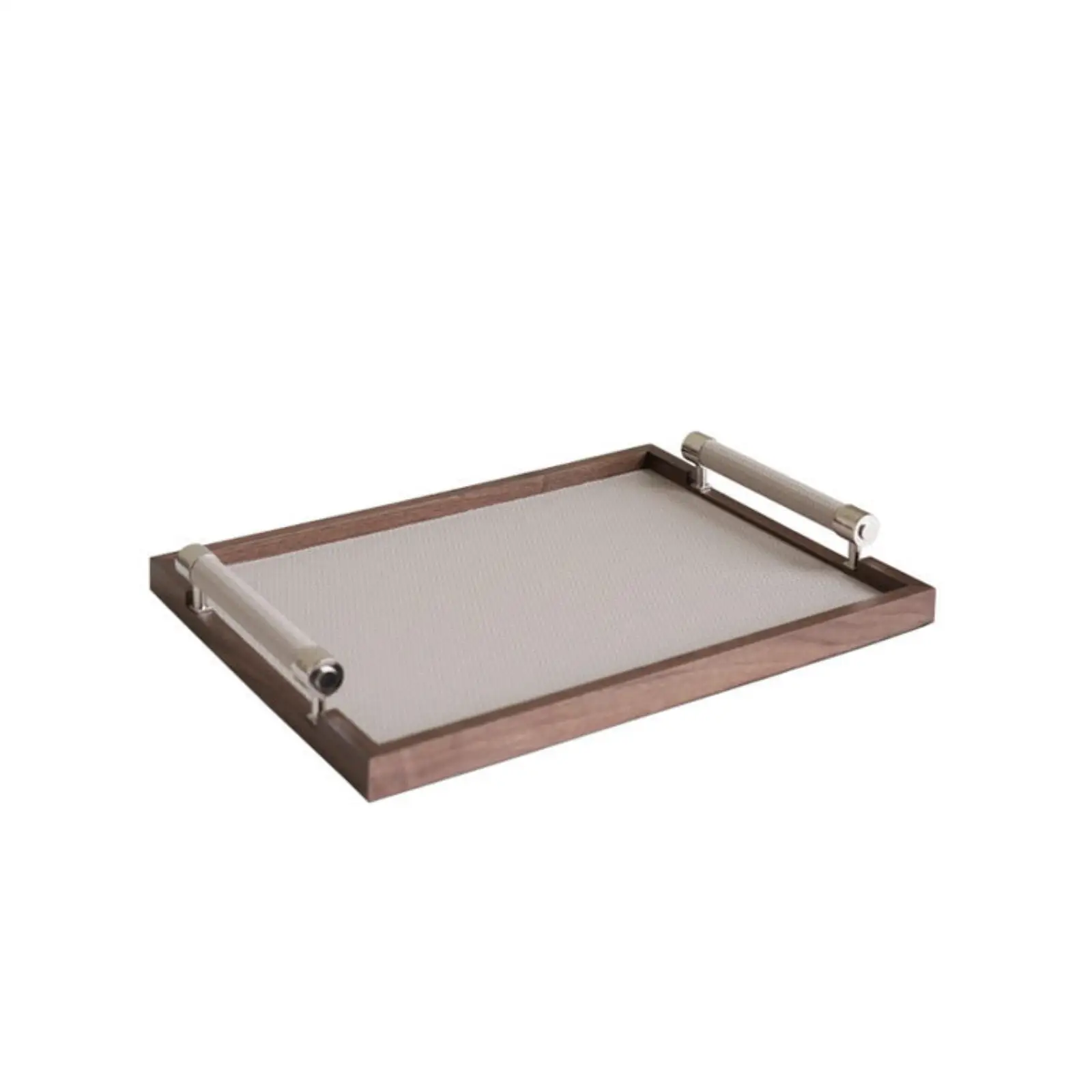 Organizer Tray Tray Wooden Tray with Handles Modern for Vanity