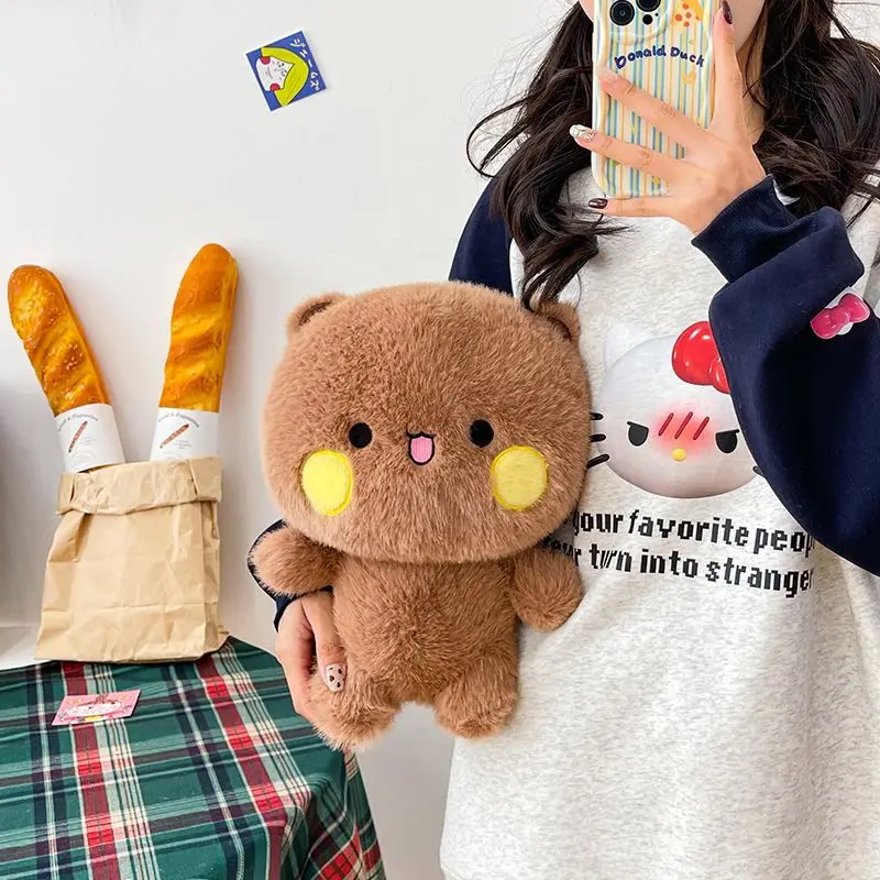 핫 세일 25-60cm 판다 부부와 이에르 플러시 토이 만화 판다 부부와 두두 플러시 인형 부드러운 충전 베개 귀여운 생일 선물