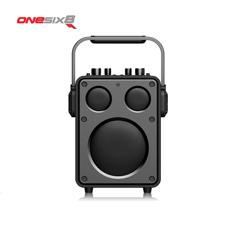 Melhor som portátil bt karaokê alto-falante baixo pesado microfone sem fio guitarra entrada microfone eco player home theater dc