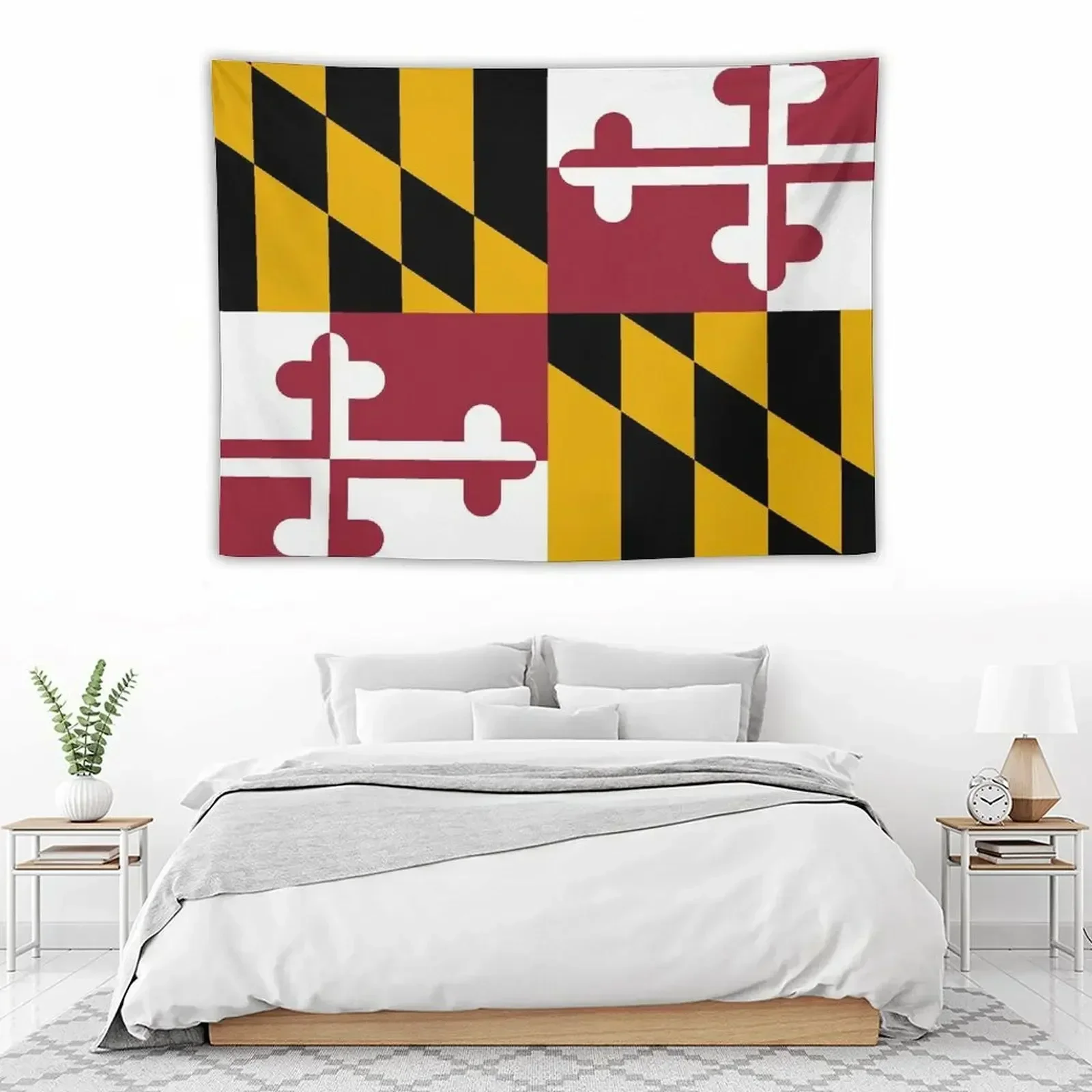 

Maryland Flag Tapestry Decoration For Bedroom Carpet On The Wall Tapestry