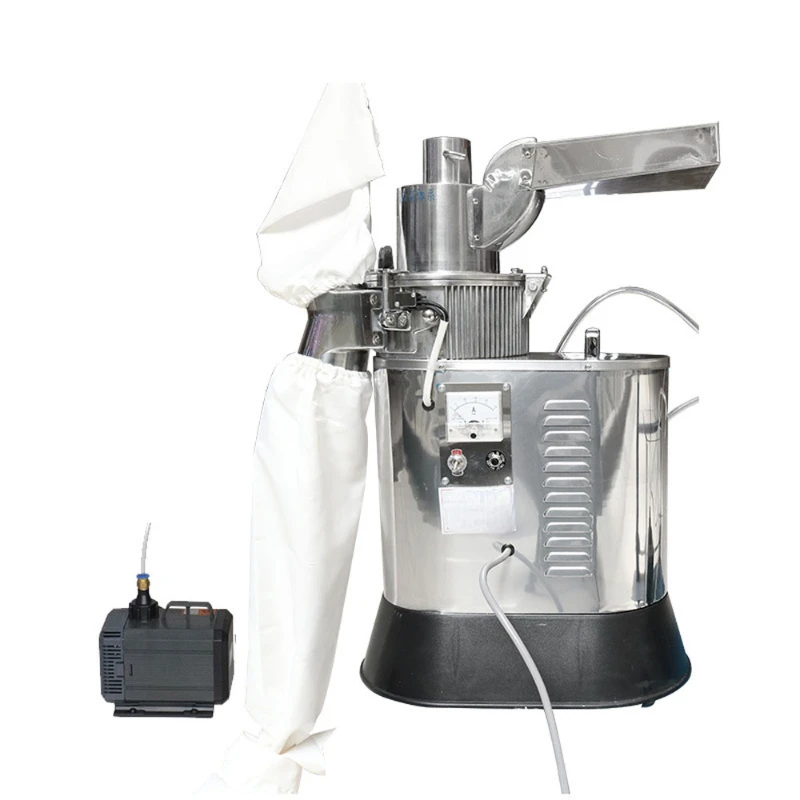 40KG/h High-efficiency Pulverizer For Chinese Herbal Medicines Water-cooled Continuous Feeding Pulverizer DF-40S