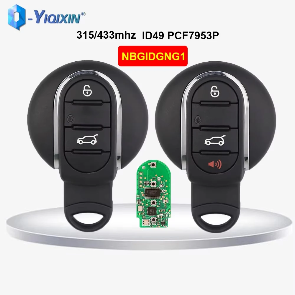 

NBGIDGNG1 Remote Car Key For BMW Mini Cooper Countryman Clubman F54 F55 F56 F57 F60 ID49 PCF7953P Chip 315/434MHz No logo Blade