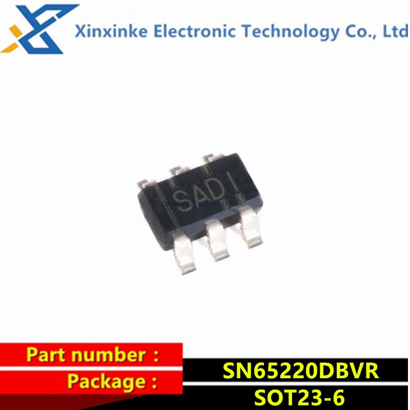 

20PCS SN65220DBVR Marking：SADI SOT23-6 36V Single Channel General Purpose TVS Diode