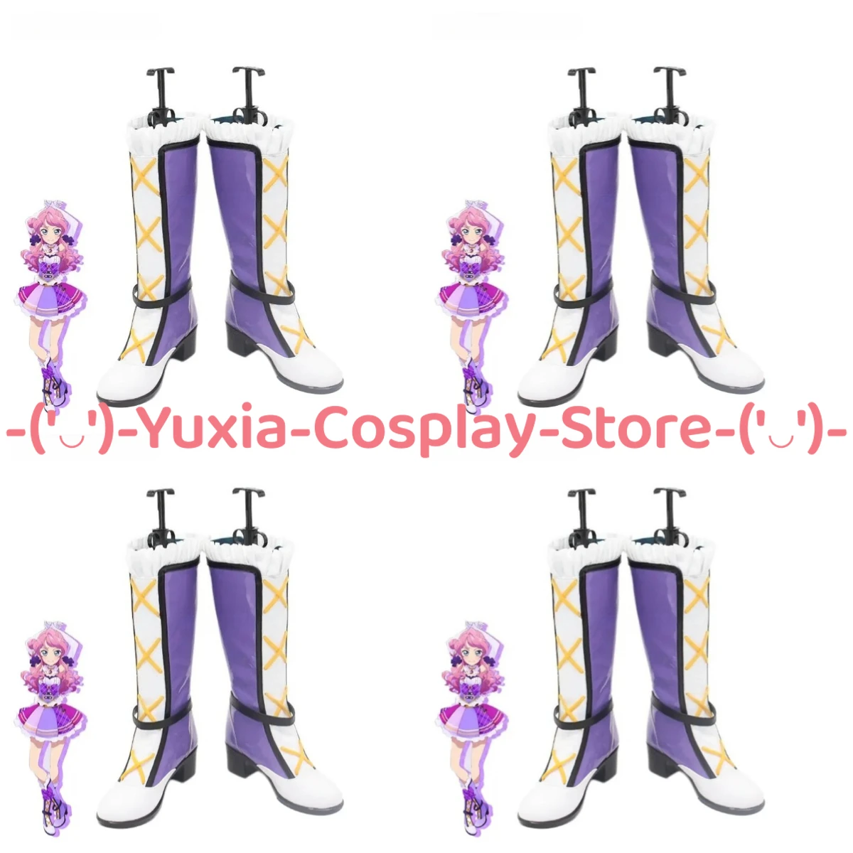 ¡Yuxiacosplay! Chouno Maika-zapatos de Cosplay, accesorios de personajes del juego de Anime, botas de cuero PU, disfraz de fiesta de Carnaval y Halloween