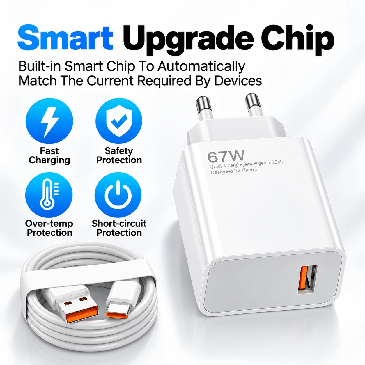67W 6A USB Type C Turbo Fast Charger Cable for Xiaomi 17 15 14 13 12 Pro Redmi Note 14 13 12 11 POCO X7 X6 X5 Quick Charge