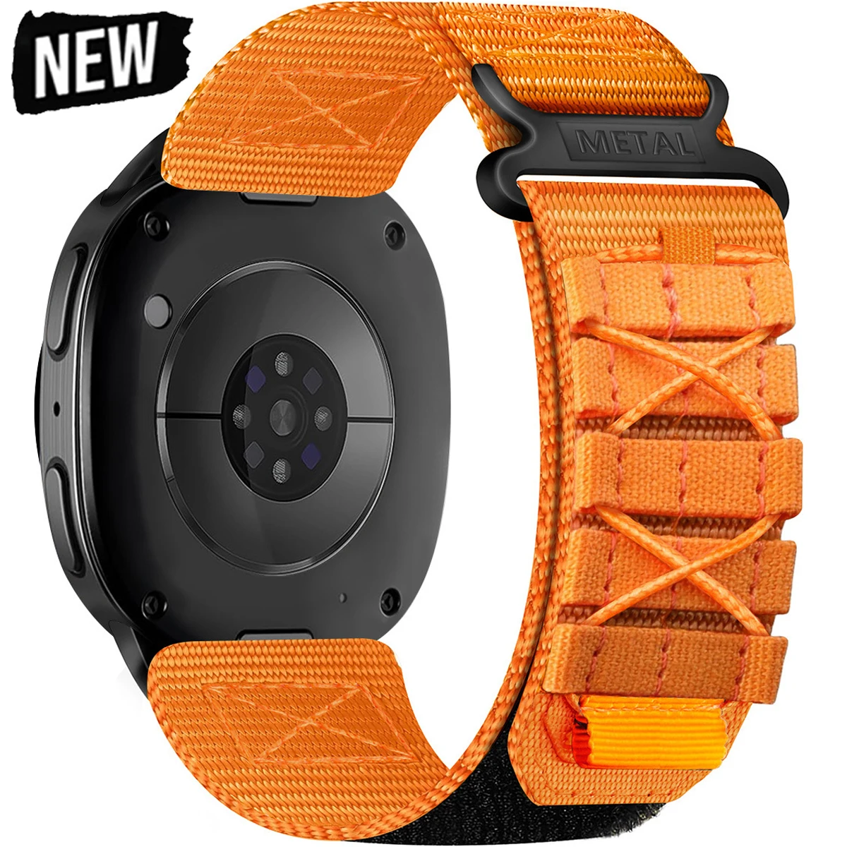 

Nylon Loop Strap for Samsung Galaxy Watch 8 40mm 44mm 8 Classic 46mm Sports Bracelet for Galaxy Watch 8 Classic 46mm Wristband
