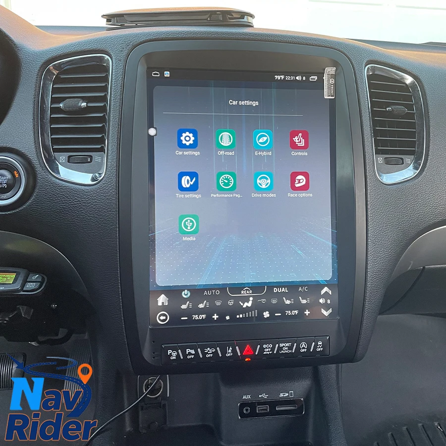

13inch For Dodge Durango 2009-2011 GPS Navigation Autoradio Stereo Head Unit Vertical Screen Android Car Multimedia Video Player