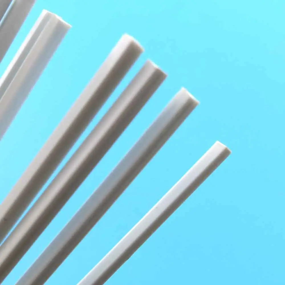 Solid square rod DIY hard model pole ABS square small strip handmade sand table building model decorative material
