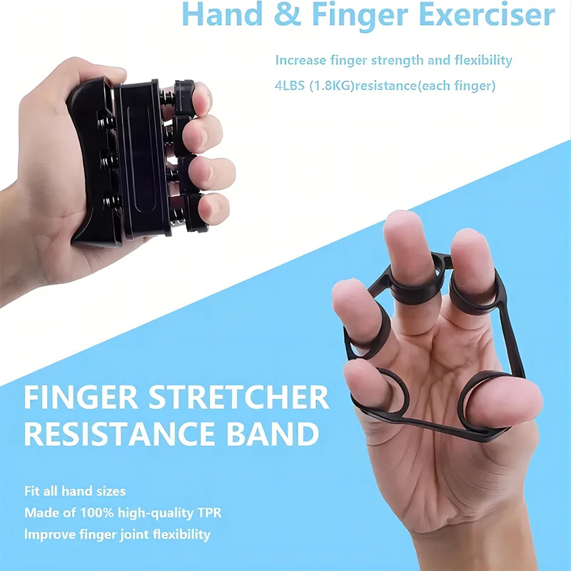 Gripper Adjustable R-Type Hand Grip Exercise Countable Strength Exercise Strengthening Pliers Spring Finger Pinch Wrist Expander