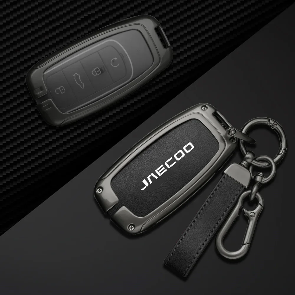 

Полный корпус автомобильного ключа из цинкового сплава, подходит для автомобильного ключа JAECOO J7 J8 Qiye, аксессуары Ai Ruizhe TIG8PRO OMODA 5,