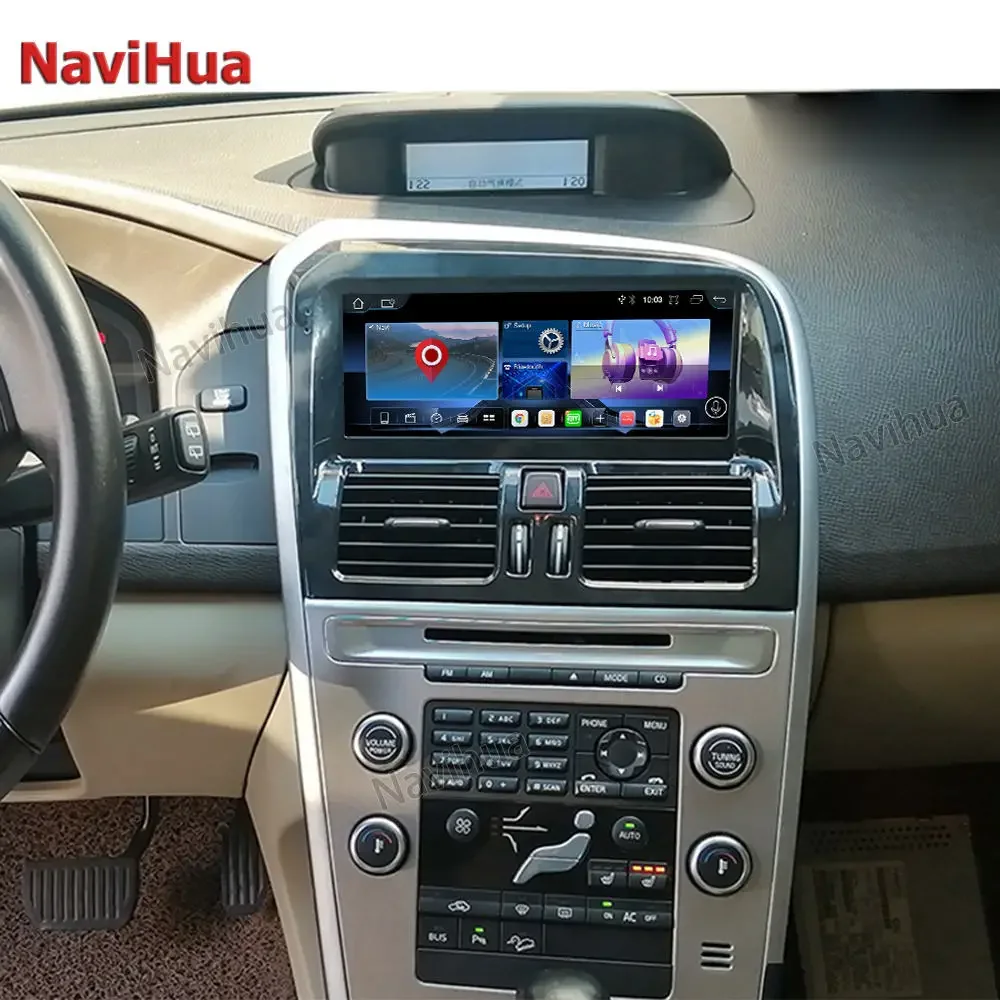 Navihua Car DVD Player Multimedia Stereo Touch Screen Qualcomm for Volvo XC60 2009 2017 Android Car Radio GPS Navigation