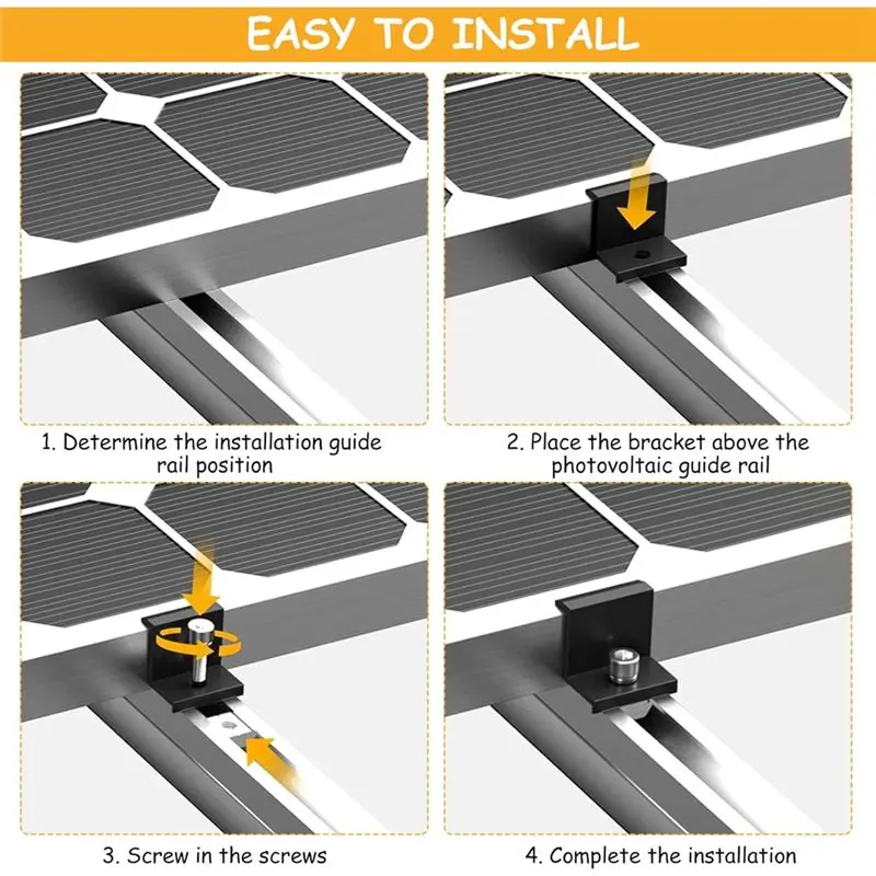 B-est 30MM Solar Panel Mounting Fixing Clamp For PV System Installation