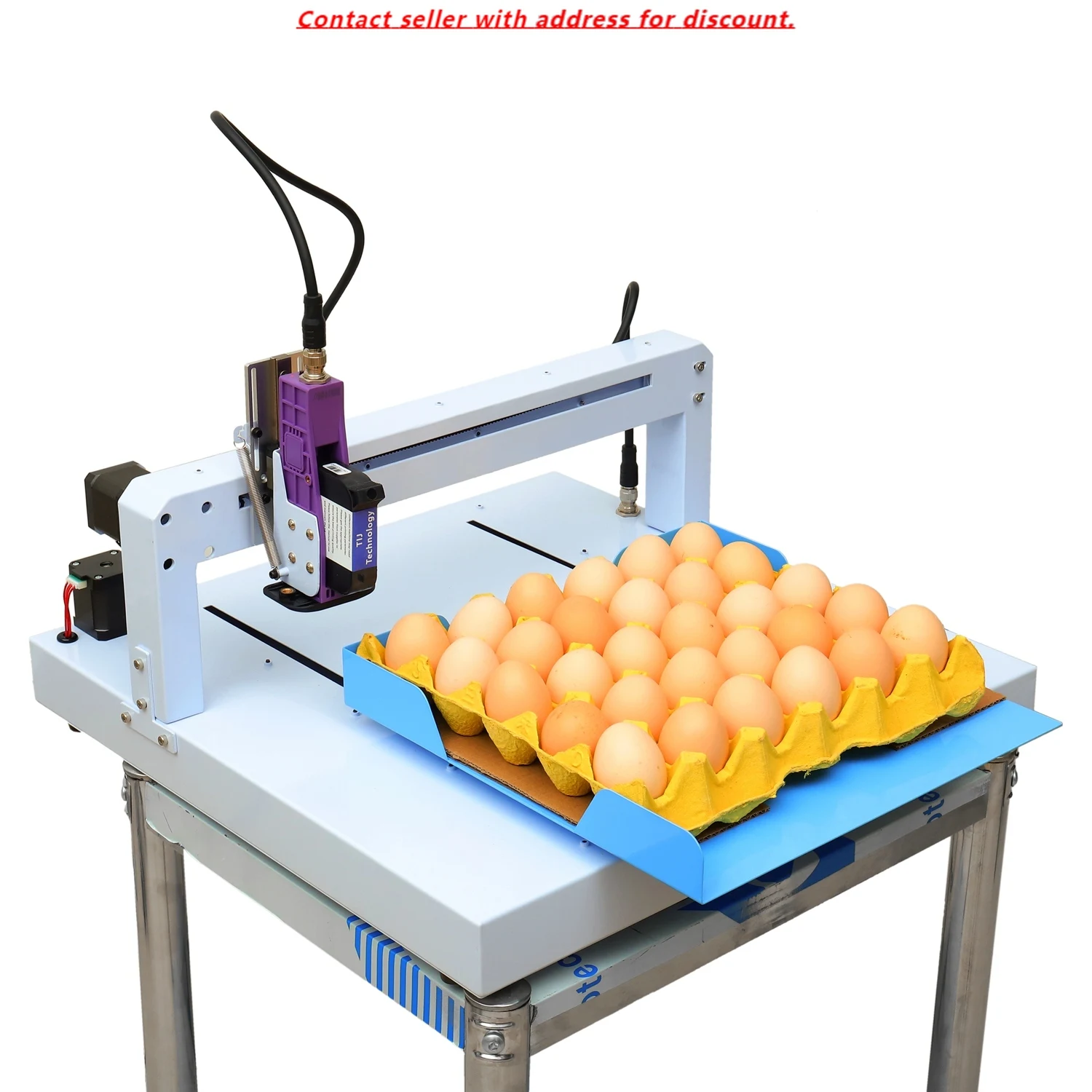 

Tij XY Mobile Inkjet Printer Half Inch Height Up To 600DPI Resolution Connect To Wifi Egg Printer