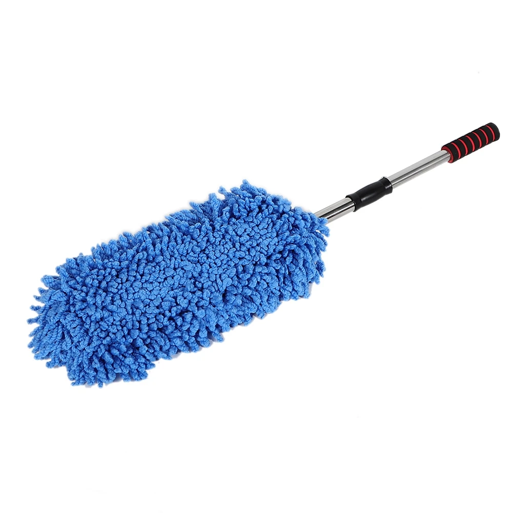 

Car Cleaning Brush Window Duster Stainless Steel Retractable Handle Dusting Tool Car Cleaning Duster Wheel Duster Car Wash Brush