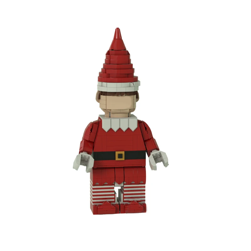 1064 PCS MOC Aanpasbare Grappige Elf Brickheadzes Model Creatieve Puzzle Verjaardag Cartoon Anim Figuren Speelgoed Cadeaus Collectie