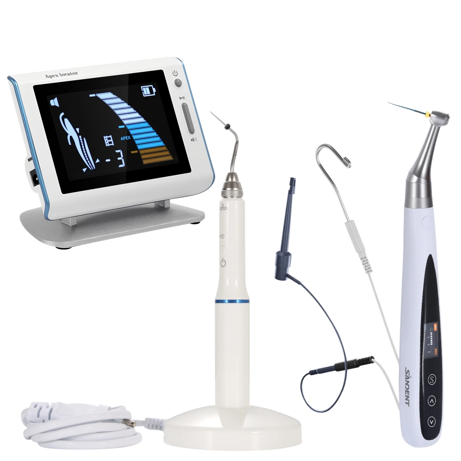 

Dental 4.5" LCD Screen Meter Apex Locator Endodontic Root Canal Finder Measure /Endo Motor / Gutta Percha Gum Cutter Treatment