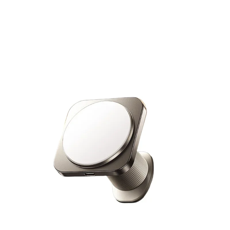 Car wireless charger Magnetic suction, mobile phone holder, trend suction cup, navigation rack