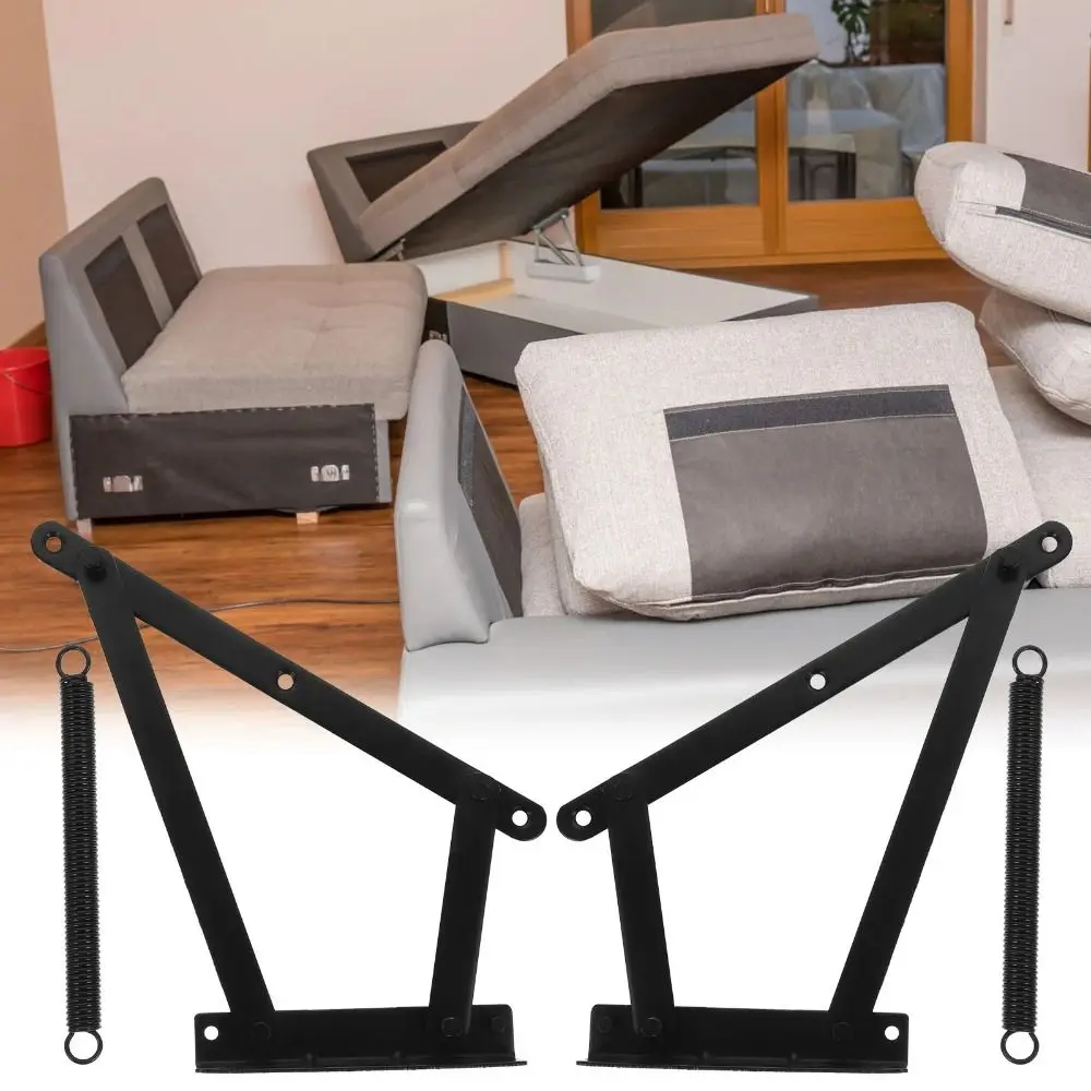 

1 set（2 pcs）/box Strong Durable Material Heavy Duty Triangular Spring Hinge Smooth Springback Functional Sofa Hinge