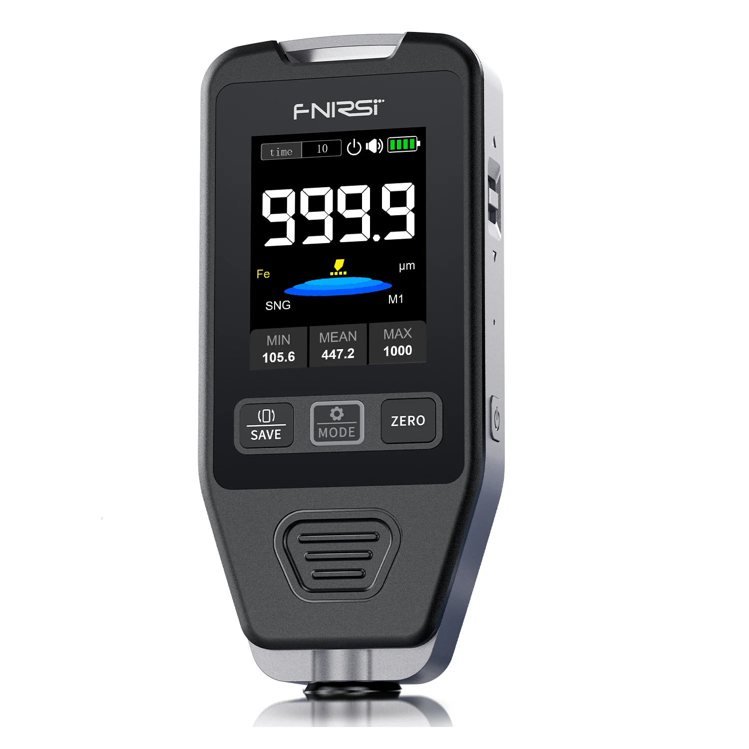 

Rechargeable Car Paint Tester With 3 Modes Coating Thickness Gauge 0-1400um