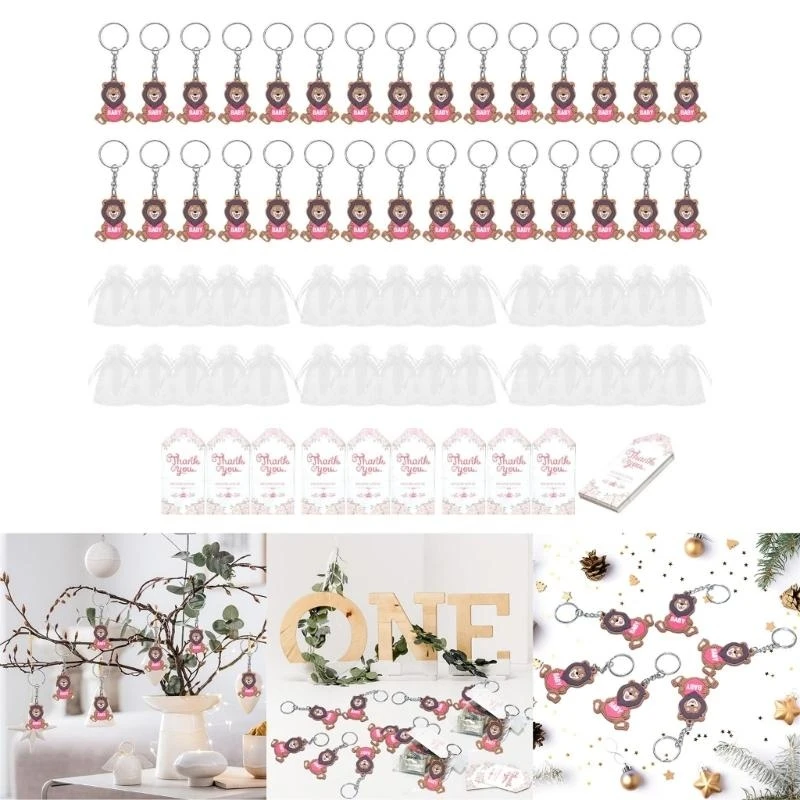 Keychains Gift Keychains Lions Keychains Dengan Serut Mendukung Candy Bag