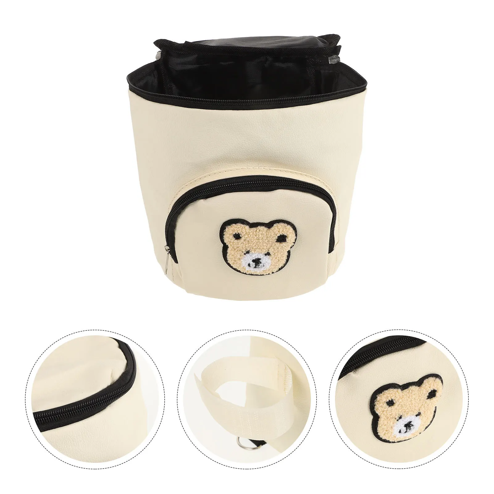 

Universal Baby Stroller Hanging Bag Large Capacity Organizer Easy to Attach Storage Bag for Baby Accessories Travel and Outdoor