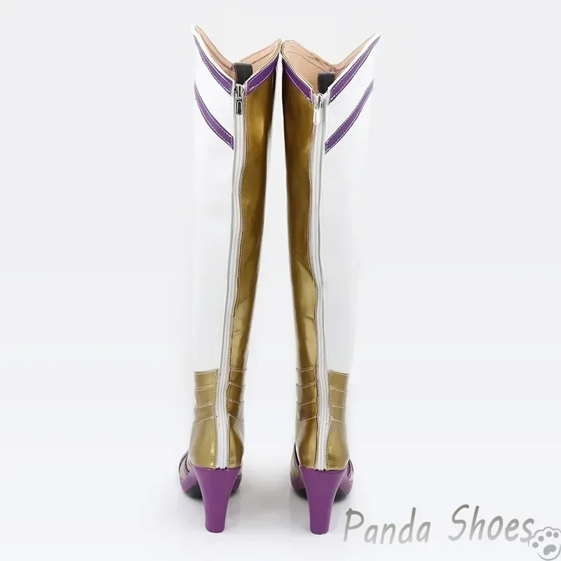 LOL Jinx Cosplay Schoenen Anime Game League of Legends Lange Gouden Cos Laarzen Losse Kanon Cosplay Kostuum Prop Schoenen voor Halloween