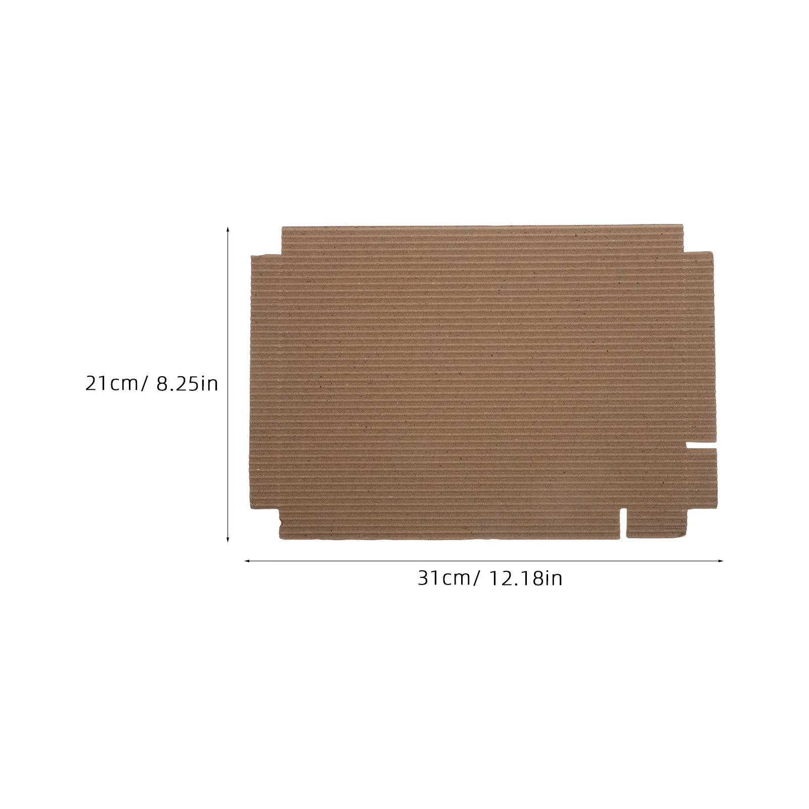 100Pcs Reptile Terrarium Corrugated Cardboard Liner High Absorption Bedding for Snakes Lizards Gecko Tank Habitat Box Easy Cut