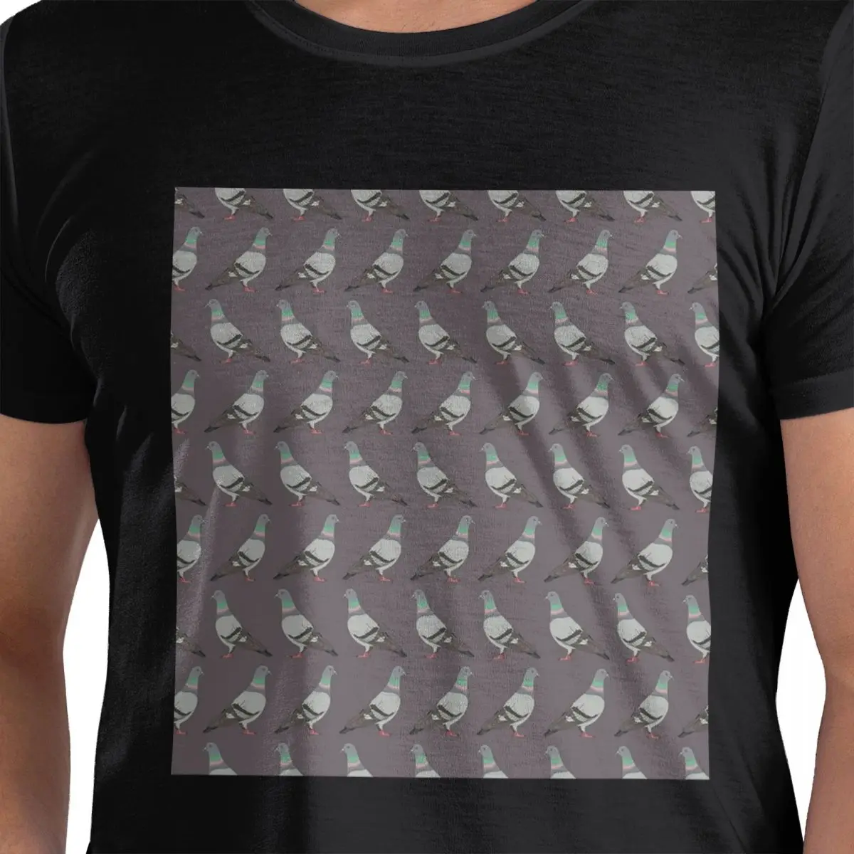 

Pigeon Walk 2020, серая футболка из 100% хлопка, мужские классические футболки, мужские футболки с круглым вырезом и коротким рукавом, S-6XL