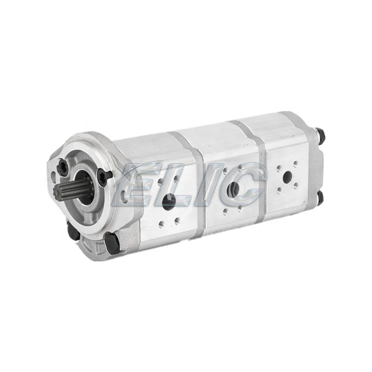 

YC15 mini excavator 3 stage YC13 triple hydraulic transmissoon double gear pilot pump for YUCHAI