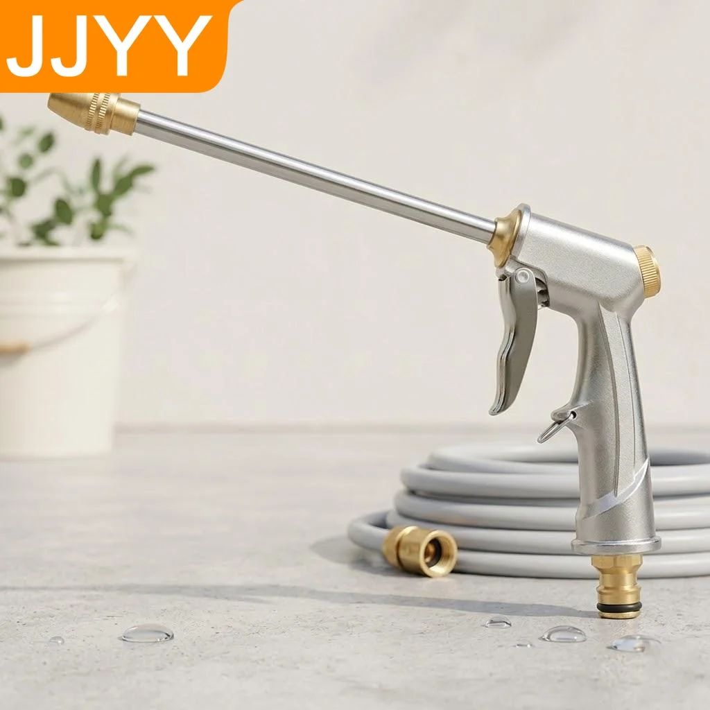 

High Pressure Adjustable Metal Nozzle Garden Hose Sprayer Watering Tool Irrigation Equipment Car Wash