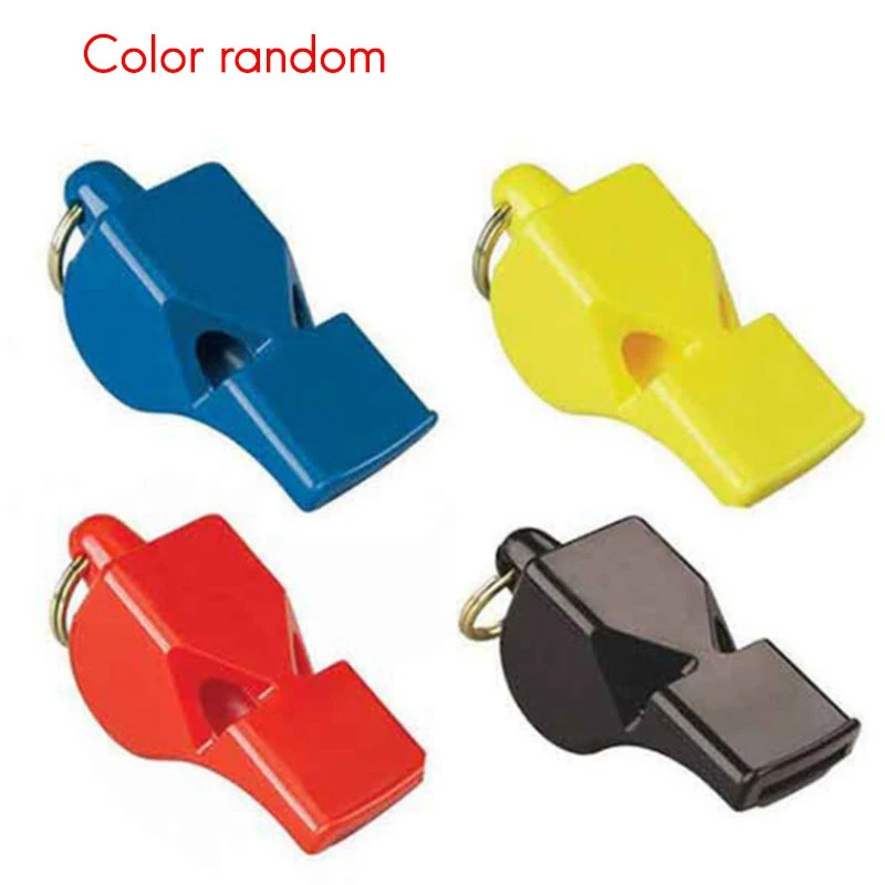 

50 Pcs Non-Nuclear Professional Referee Whistle Fox Whistle Plastic Life-Saving Whistle Special for Game