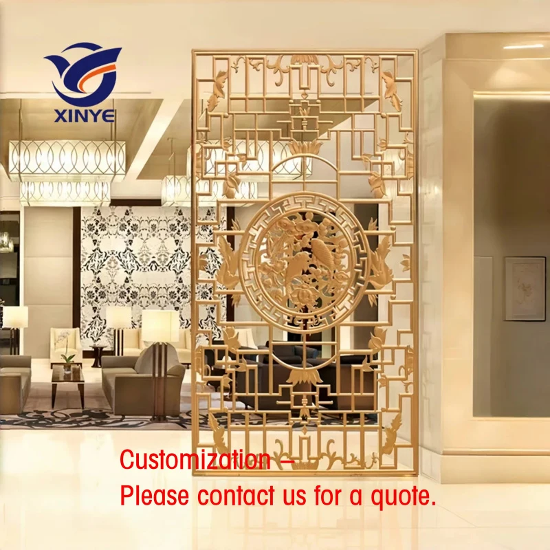 custom.Custom Design Art Deco Aluminium Laser Cut Translucent Screen Divider Metal Hollowing Carving Engraving Partition