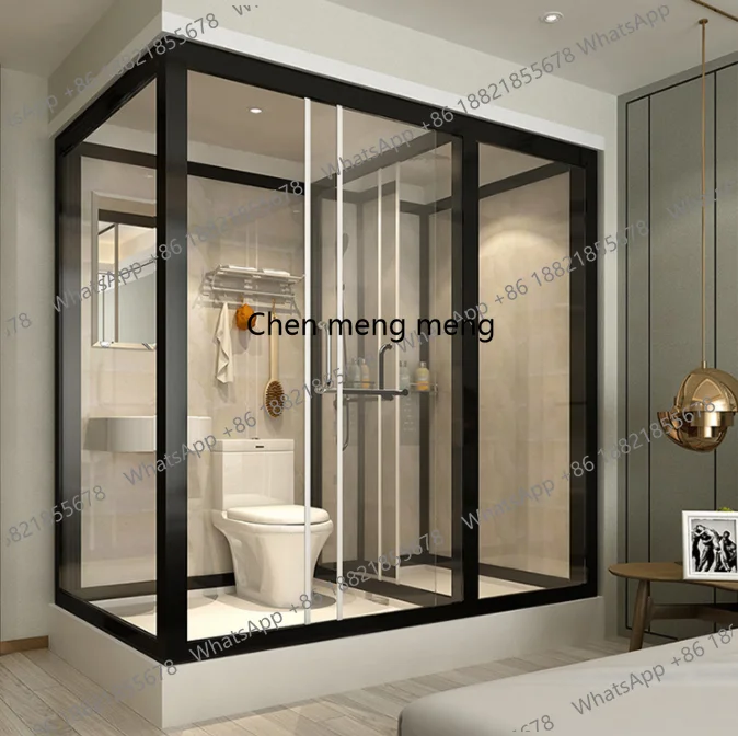 Luxurious Prefab Bathroom Pod Integrated Shower Room Complete  All-in-one Bathroom Pod Modular Bathroom Pod