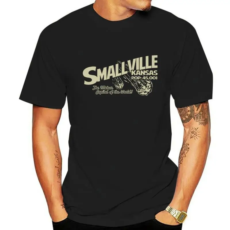 Smallville Kansas Men's Tshirt Loose T-Shirt O Neck Fashion Casual High Quality Print T Shirt