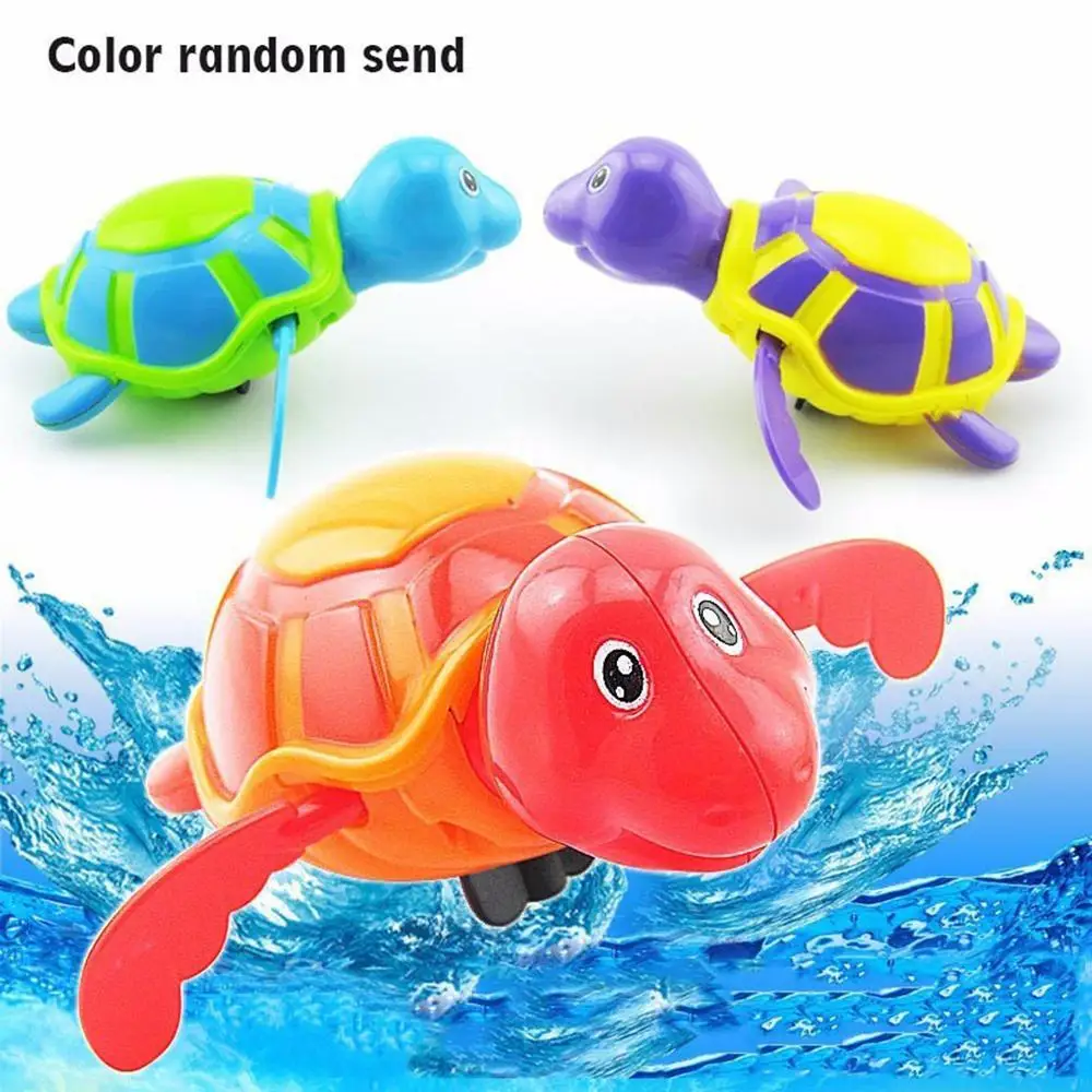 Random Color Bath Toys New Animal Turtle Dolphin Baby Shower Baby Swim Play Toy Swimming Pool Accessories Baby Play In Water