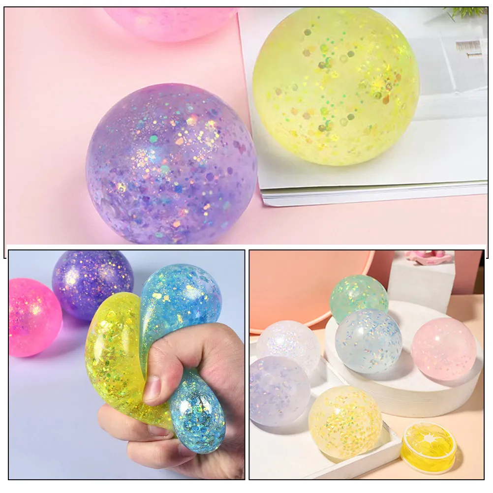 

Набор из 5 сенсорных мячей-антистресс для снятия напряжения и декомпрессии, забавные мячи для сжатия