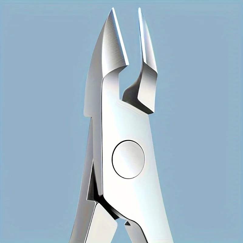 قطعة واحدة من كماشة البشرة المصنوعة من الفولاذ المقاوم للصدأ، مزيل الجلد الميت قطعة واحدة، أداة مانيكير وباديكير، ملحقات العناية بالأظافر غير المعطرة