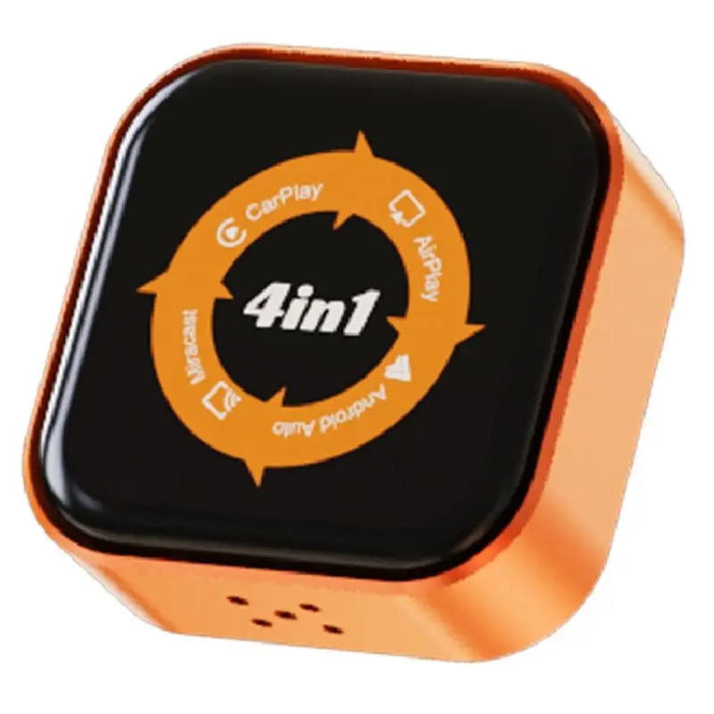 

NEW HOT In Stock-4In1 Wireless Carplay AI Box Wireless Carplay/Mirrorcast /Android Auto/Airplay USB Dongle Car Intelligent Syste