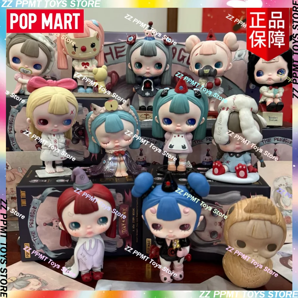 

POPMART Tinytiny The Prologue Series слепая коробка Kawaii фигурка модель игрушки-сюрприз Mystery Box куклы украшения подарки игрушки