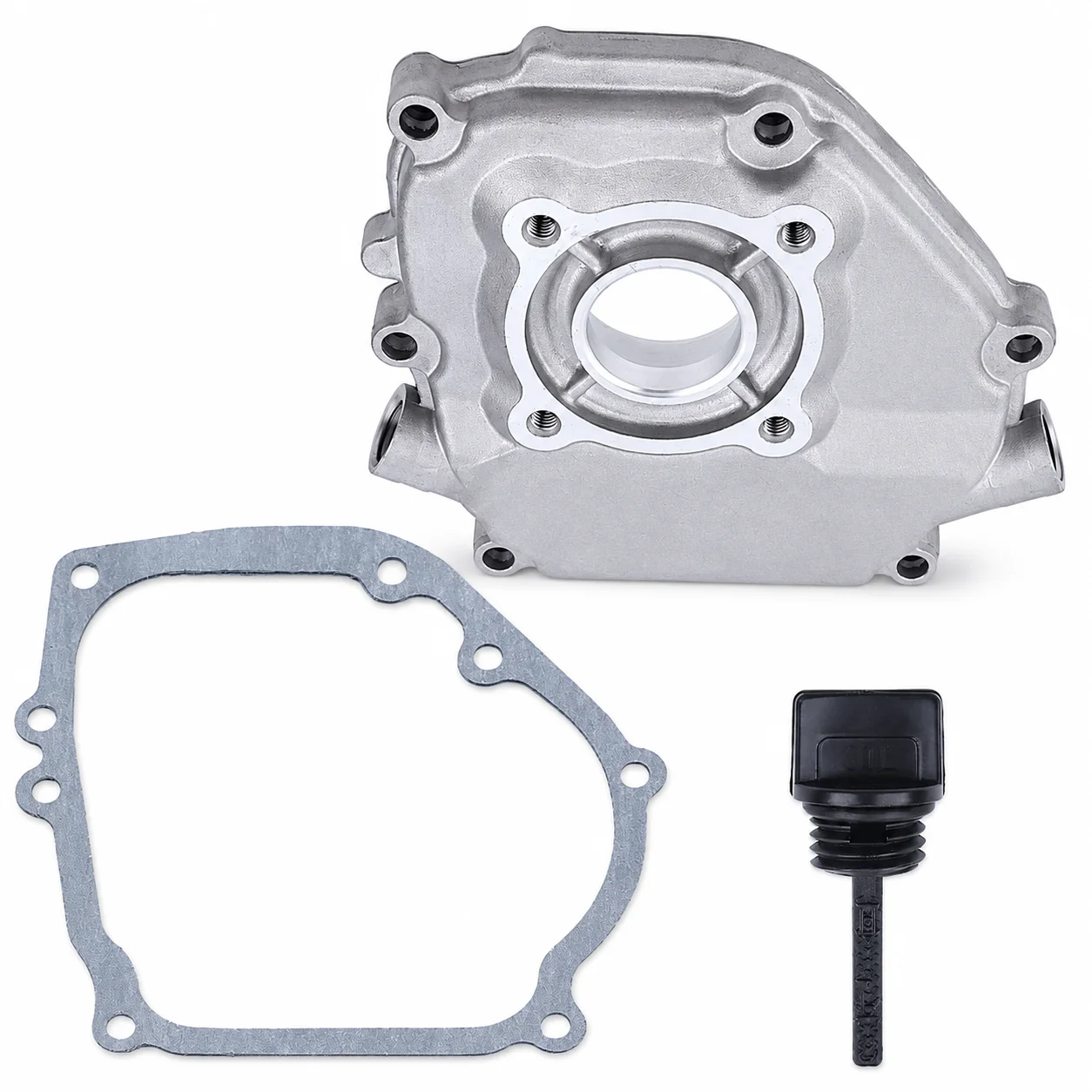 Replacement Crankcase Cover Oil Fill Cap Dipstick Gasket Kit for Honda GX160 GX200 168F 5.5HP 6.5HP 4-Stroke Engine Water Pump